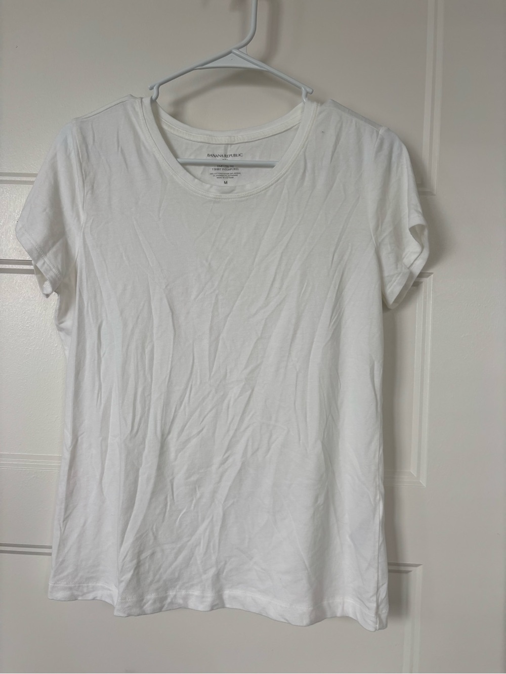 Banana Republic Women’s White Short Sleeve Crew Tee